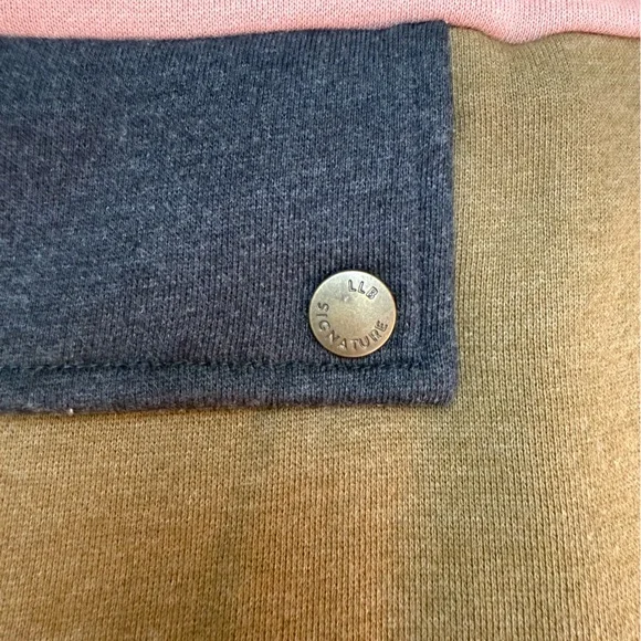 L.L. Bean Pink, Olive and Navy Women's Pullover Sweatshirt XL - Picture 5 of 7